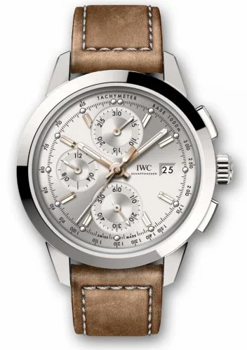 IWC Ingenieur Chronograph Custom Stainless Steel / Silver-Gold / Calf IW3808-AJ (IW3808AJ)